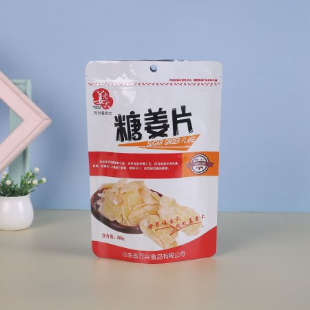 印刷真空糖姜片食品包裝袋鋁箔袋彩印復(fù)合卷膜自立自封袋