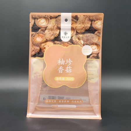 八邊封香菇包裝袋 菌菇干貨類食品自立袋曲奇餅干包裝袋復(fù)合材質(zhì)